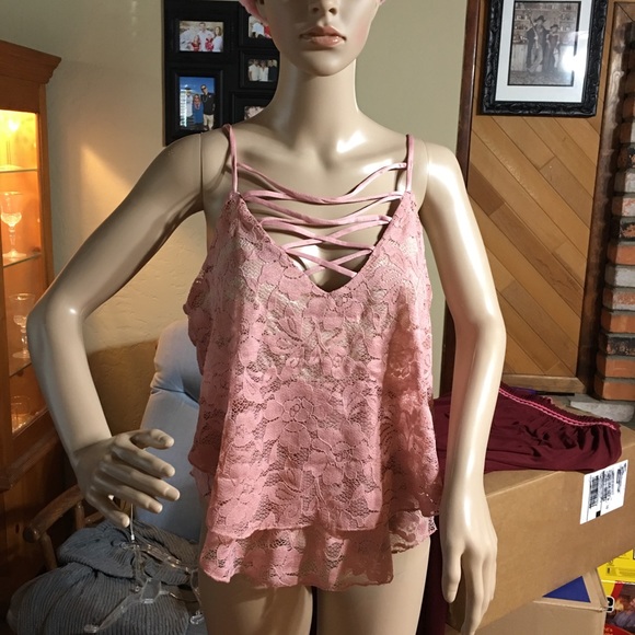 Express Tops - Express Floral Lace Cami